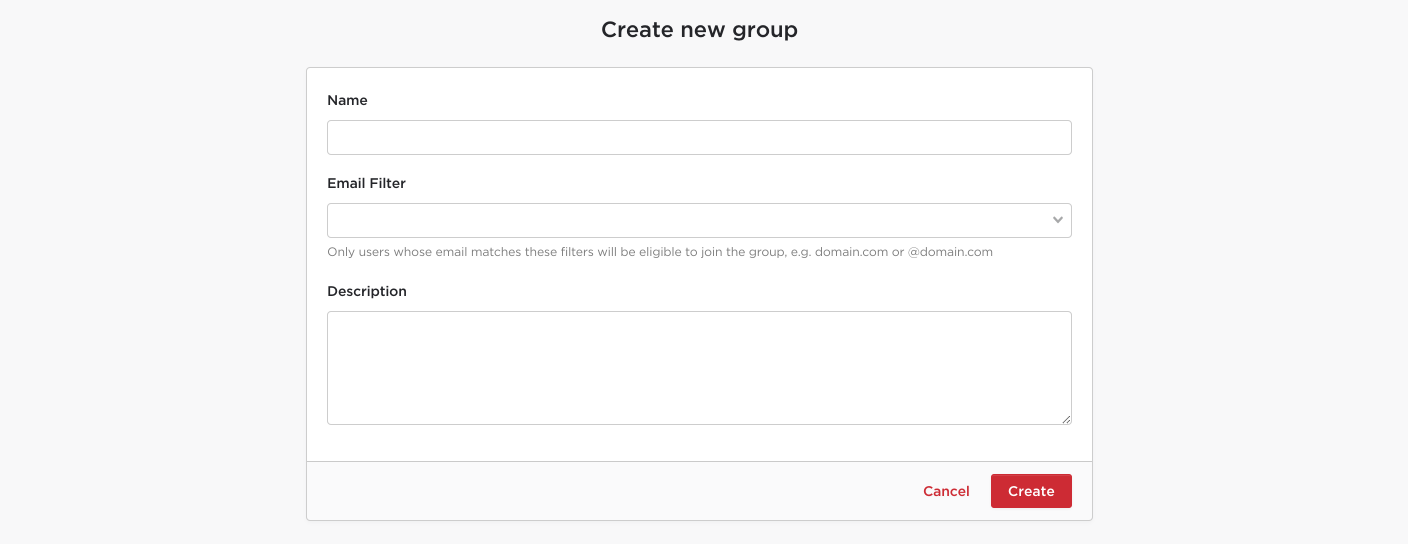 New Group Form